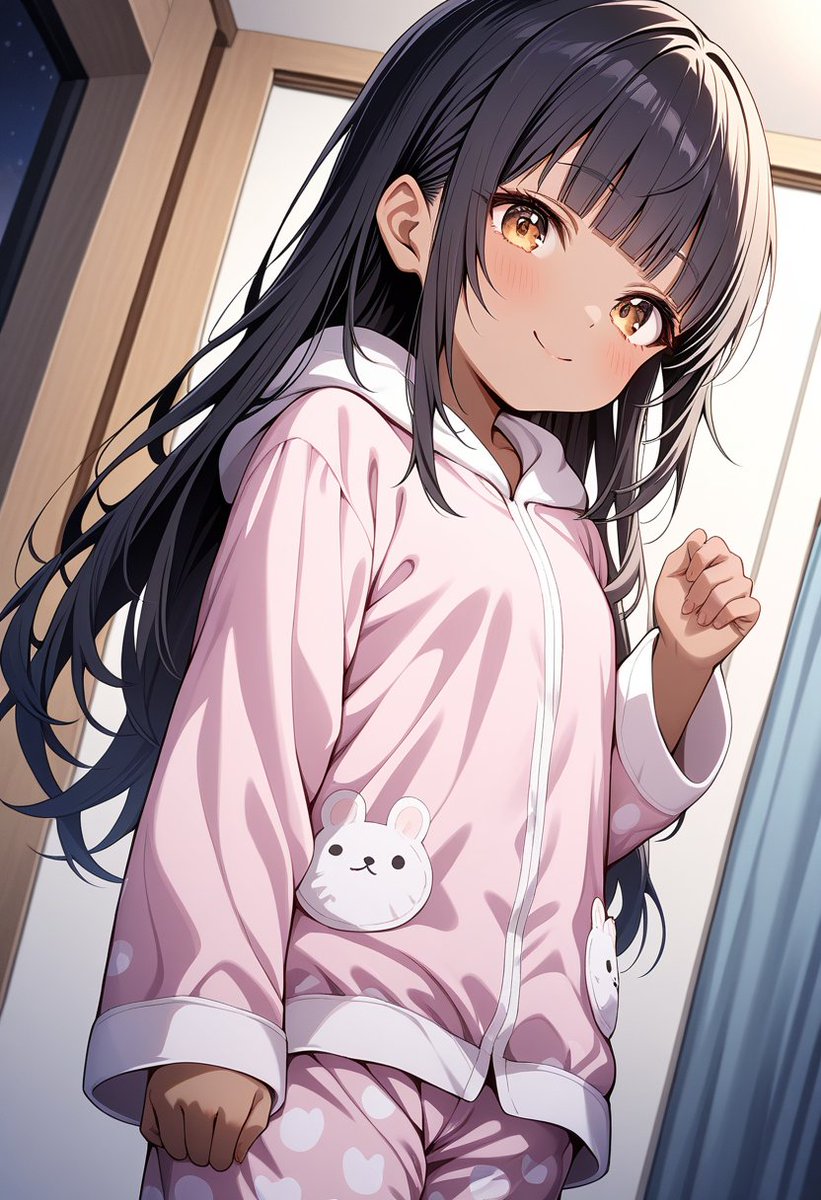 今日もお疲れ様😊 お休みなさい😴 SFW illustration