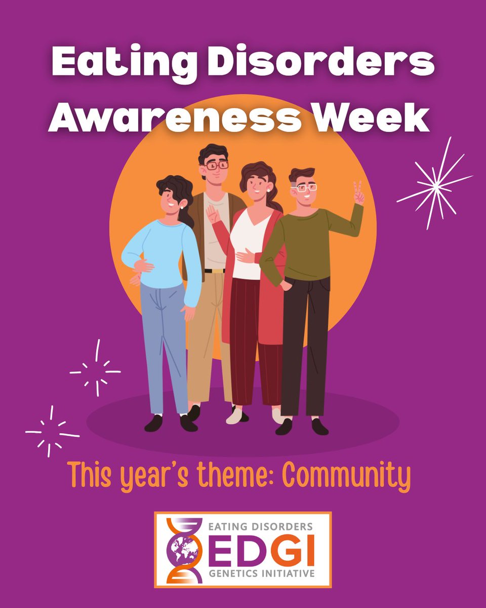 edgi_uk's tweet photo. Community creates spaces where people feel seen, heard and understood.

This Eating Disorders Awareness Week, we’re recognising the vital role community plays from reaching out for help to recovery and beyond🧡

At EDGI UK, thousands with lived experience are shaping research to improve understanding, treatment and support. You’re not alone.