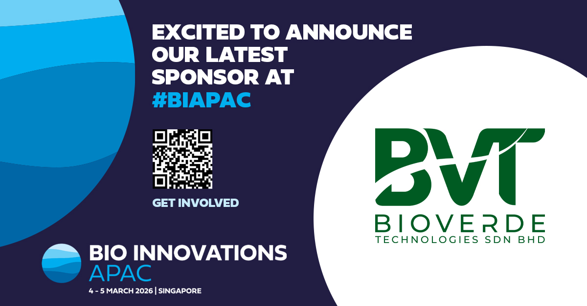 Bio_Markets's tweet image. We’re pleased to welcome BioVerde Technologies as a sponsor of #BioInnovationsAPAC 2026.

Gardens by the Bay, Singapore
4 - 5 March

Learn more: hubs.la/Q043Yf9P0

#MakeBioTheNewNormal #SustainableManufacturing #BioBased