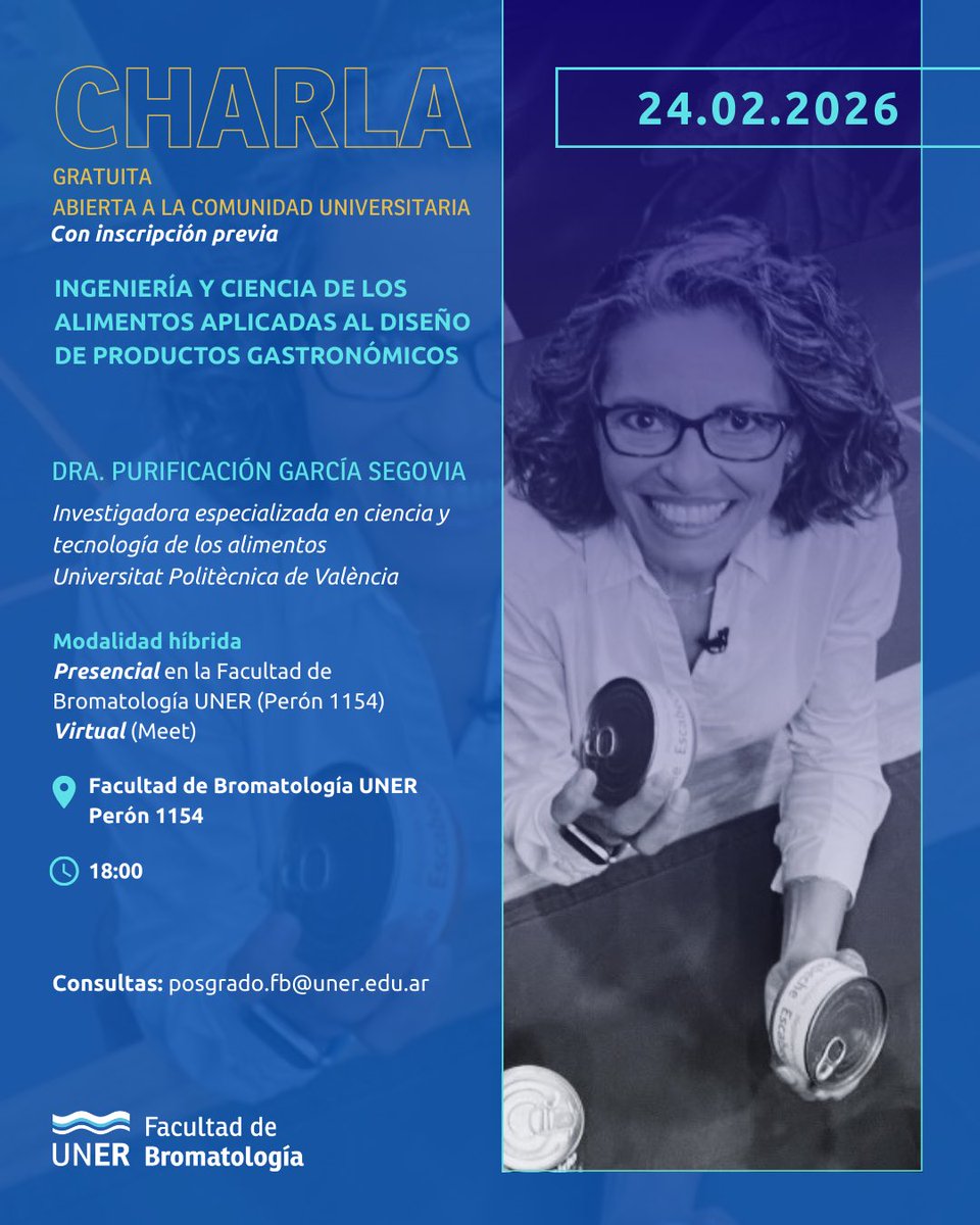 Facultad de Bromatología UNER tweet media