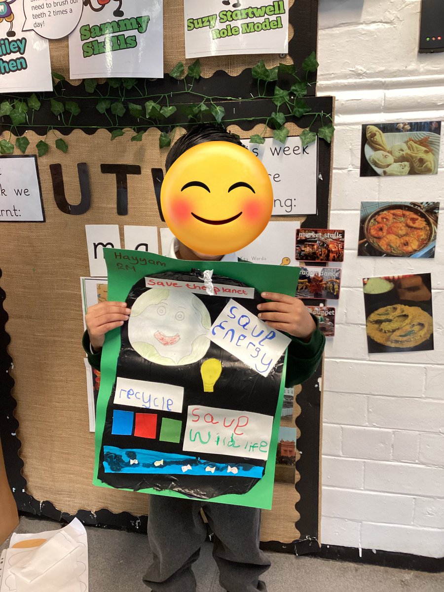 wyndclf's tweet photo. Hayyam spent part of his half term holiday creating this amazing poster all about how we can save our plant. He thought about recycling ; saving energy and how to protect wildlife too! #LeighTrust #WPS #Reception #Holidayproject https://t.co/VmzdW2Epbb