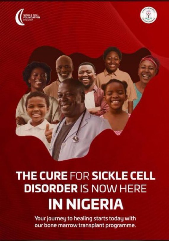 Sickle cell can now be cured in Nigeria at Lagos University Teaching Hospital (LUTH)

Retweet and tag people with sickle cell. Thank you <a href="/sicklecellnig/">Sickle Cell Foundation Nigeria</a>. 

Repost for others to see. You are helping some