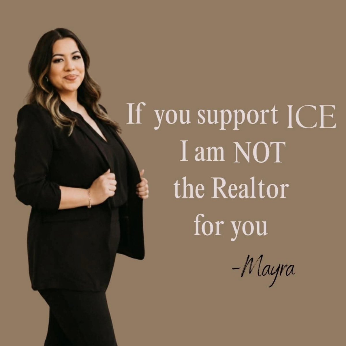 Great marketing strategy! 😬  
If you live in Franklin, Tennessee, Mayra Angel @SimpliHomRealty wants you to not hire her. Spread the word and make her dreams come true!