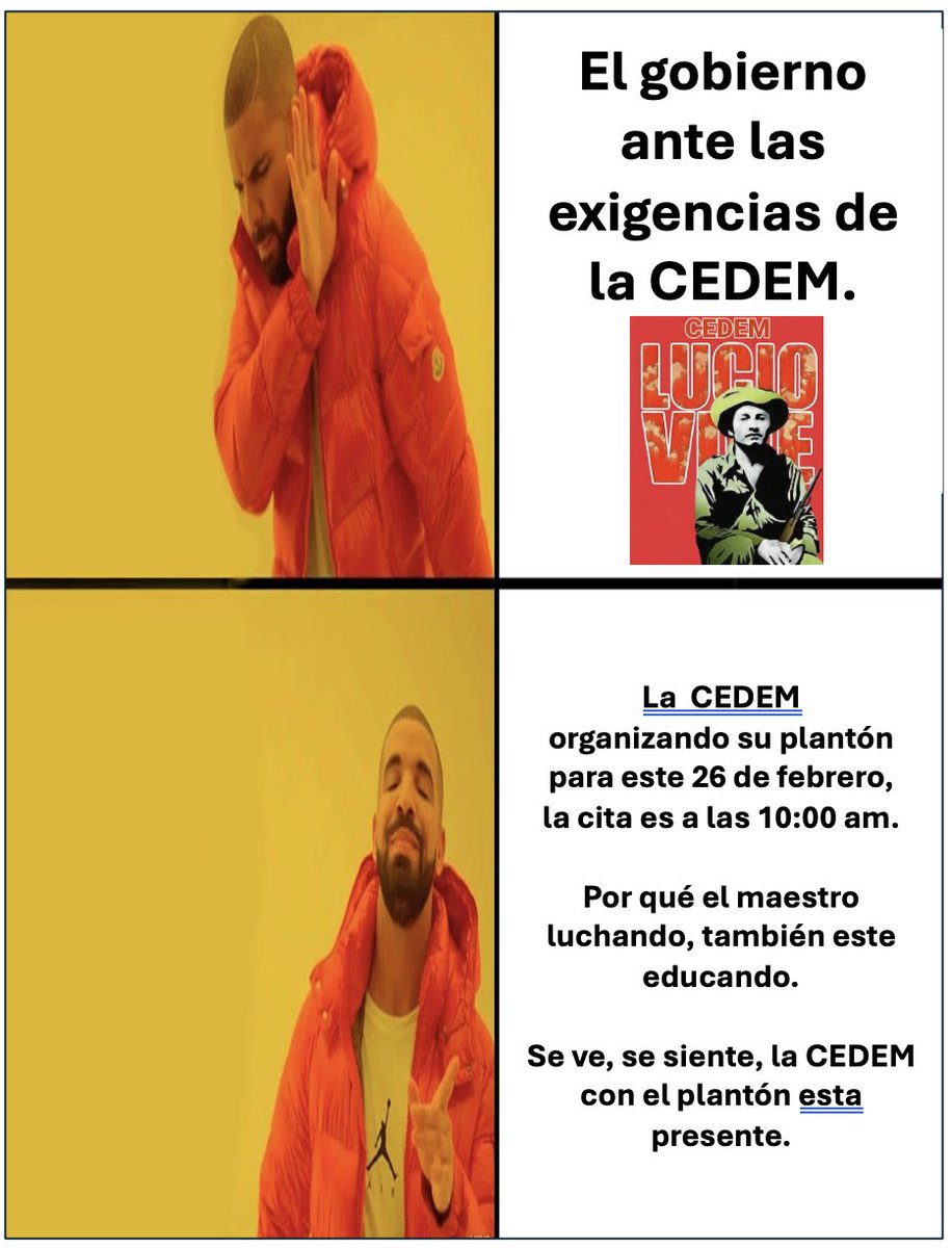 Somos CEDEM, luchamos siempre por nuestros derechos, como lucio cabañas dijo: ser pueblo y estar con el pueblo, CEDEM es pueblo y siempre estará con el pueblo, arriba nuestra lucha popular, lucharemos hasta el final, venceremos hoy mañana y siempre. <a href="/delfinagomeza/">Delfina Gómez A.</a> <a href="/Claudiashein/">Claudia Sheinbaum Pardo</a>