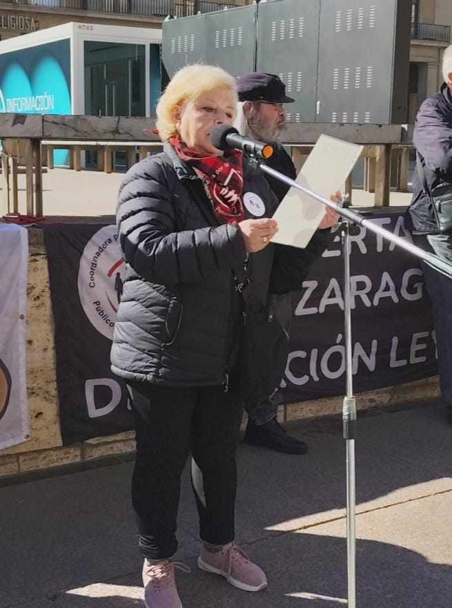 ZARAGOZA. LUNES 23F.            NO ES CARIDAD, ES JUSTICIA SOCIAL:
PENSIONES Y VIVIENDAS
DIGNAS YA