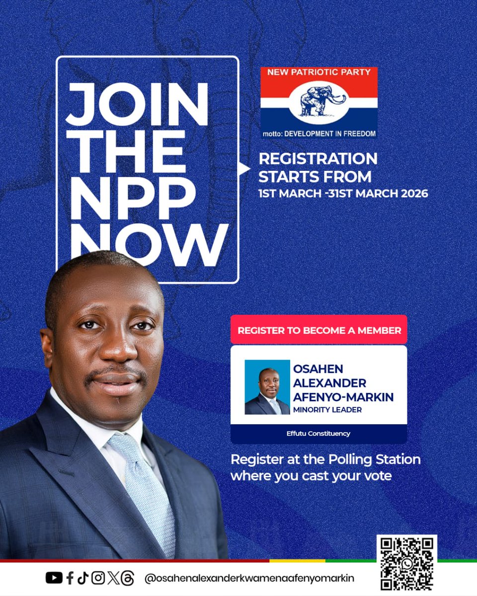 Osahen Alexander Kwamena Afenyo-Markin tweet media