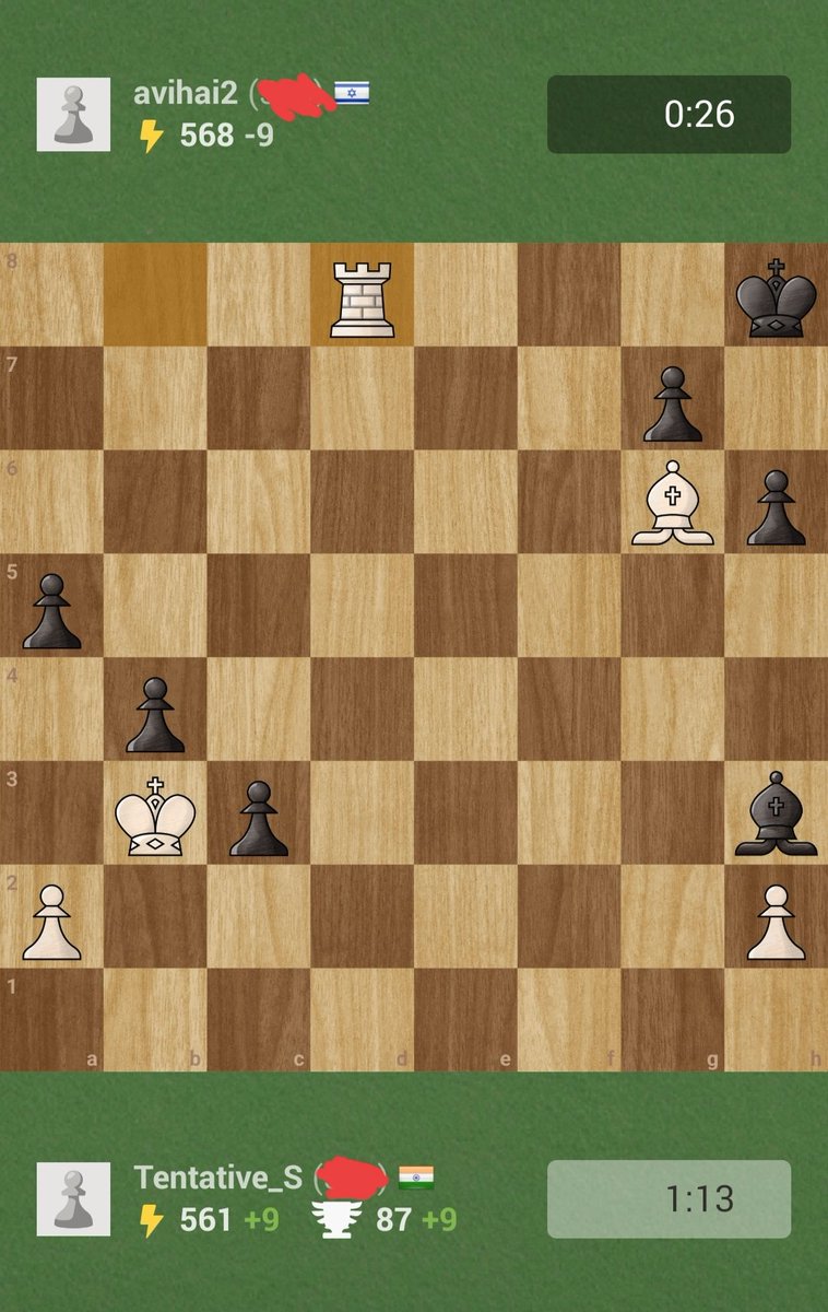 Obviously I was not losing to an Israeli