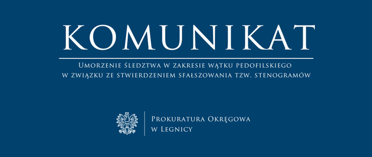 Prokuratura potwierdziła: wymierzone we mnie tzw. stenogramy są fałszerstwem. Ktoś świadomie próbował mnie zniszczyć, sięgając po najpodlejsze oskarżenia. To nie byla polityka ani spór, tylko brudna operacja oszczerstw. I mówię wprost: za takie rzeczy zawsze przychodzi rachunek.
