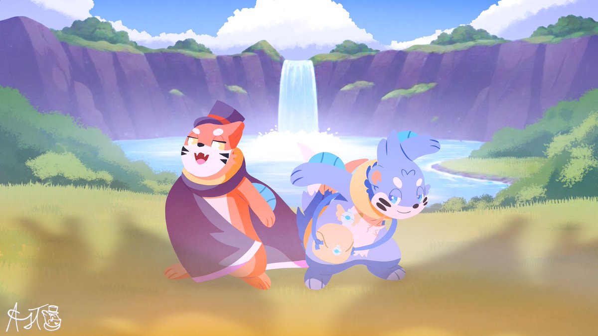 Una pequeña comision que hice para <a href="/ChanseyAleo/">J.Aleo || Chansey</a>, es su buizel junto con el mio a punto de tener un combate contra unos enemigos. 

#buizel #pokemon #Charizard #fanart #pokemonfanart