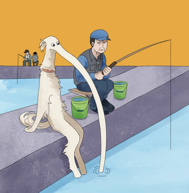 自分で描いた癖にマズルに気を取られてしまいパースが騙し絵みたいになってた没絵を供養
