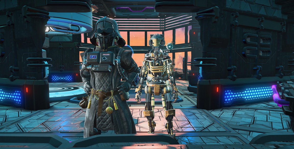 Dock/3にベイダー卿がドロイド兵を引き連れていらっしゃいました。笑
#NoMansSky #ノーマンズスカイ