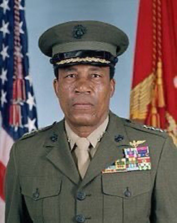 February 23, 1979, Frank E. Petersen was promoted to brigadier general becoming the 1st Black general in the US Marine Corps #BlackHistoryMonth