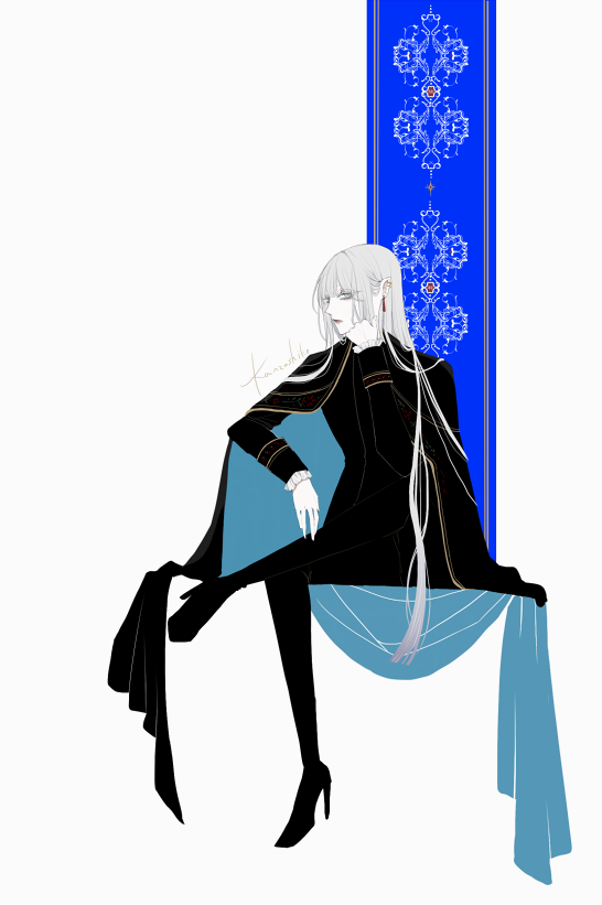 「」|簪子🌙のイラスト