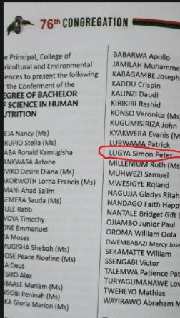 SimonLugya's tweet photo. Thank you, Lord I am grateful, the degree is finally home. Freedom Square, here I come this Tuesday, Feb 24th! Someone congratulate ME! 🎓#Mak76graduation #makerere #CAES @Makerere @MAK76 https://t.co/9qoLG4YFKt