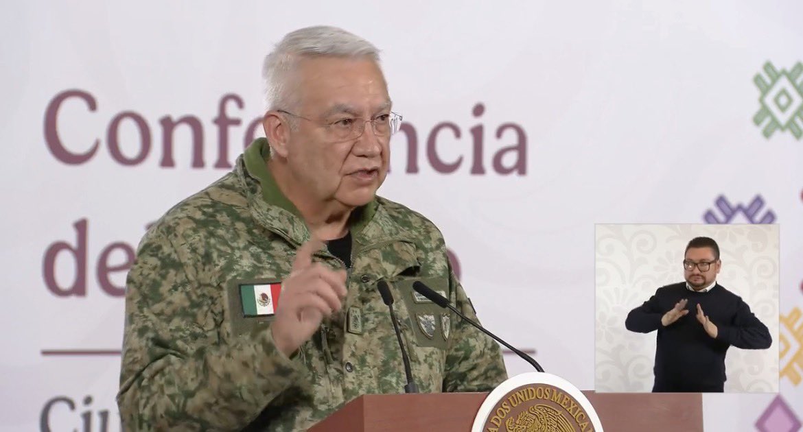 “Se demostró la fortaleza del estado mexicano” dijo el Srio de la <a href="/Defensamx1/">@Defensamx</a> del <a href="/GobiernoMX/">Gobierno de México</a> 
#RicardoTrevillaTrejo, en la #mañanera al dar a conocer las acciones del pasado domingo las actividades operativas en Jalisco, y la caída del y #Mencho.