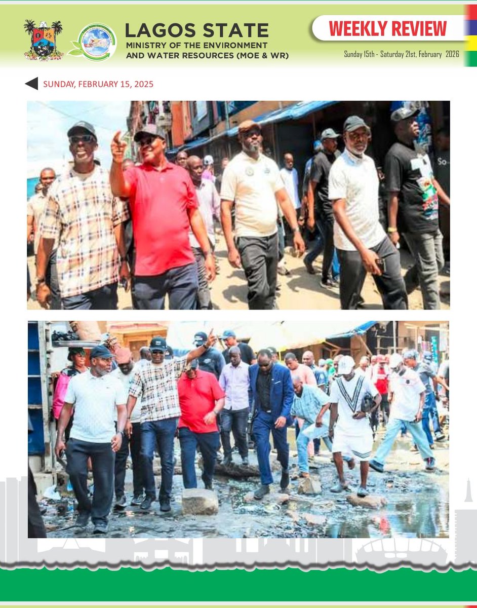 Lagos Min of the Environment and Water Resources tweet media