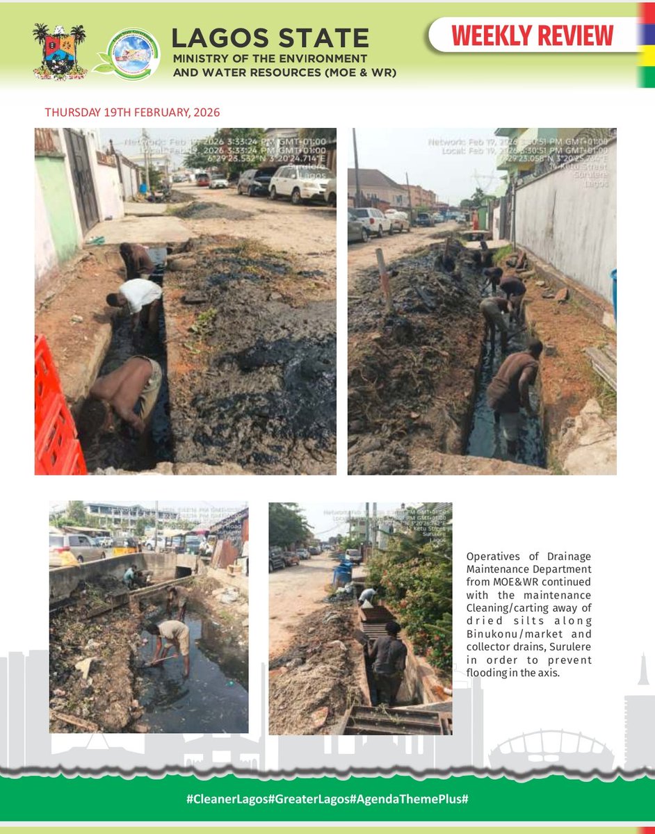 Lagos Min of the Environment and Water Resources tweet media