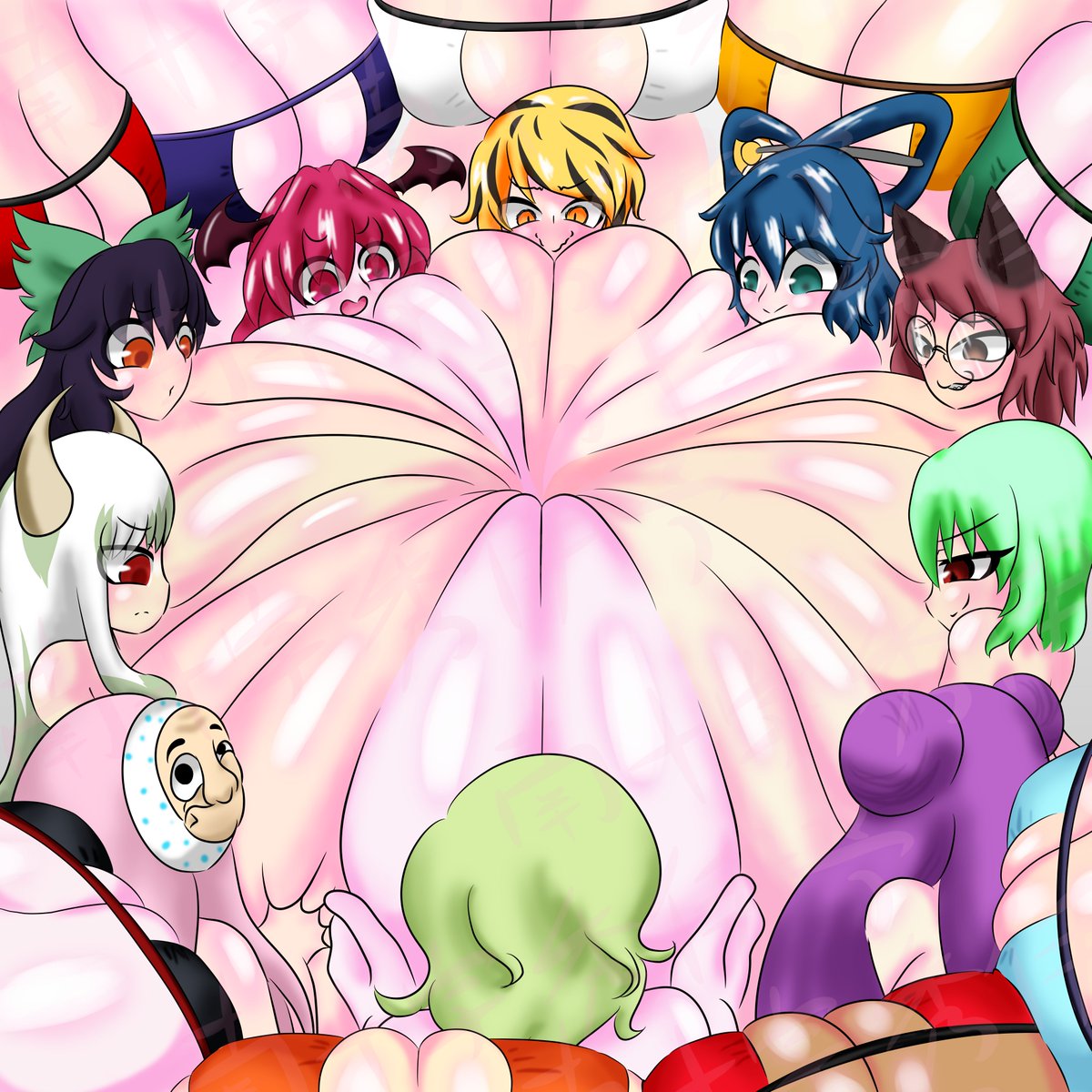 skebの依頼受けて10人パイズリ描きました。
もっちりむぎゅむぎゅ。
全10枚、リプに続きます 