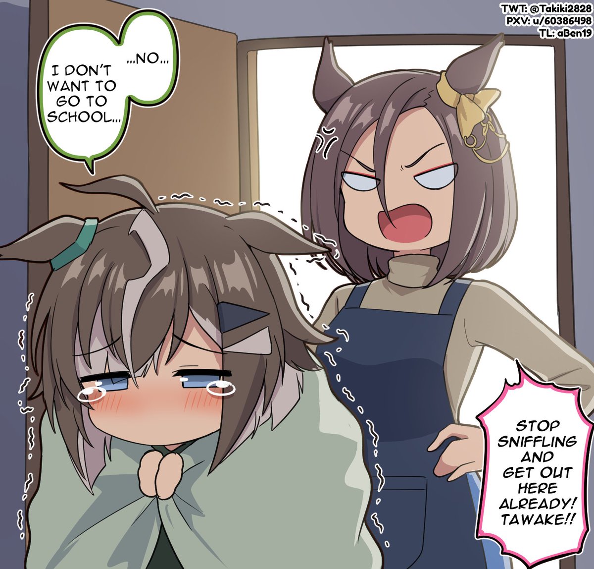 学校で大失敗した次の日のルーラーシップ
英訳版です

#ウマ娘 #ルーラーシップ #エアグルーヴ #ウマ娘英訳 #Umamusume #UmaTranslations