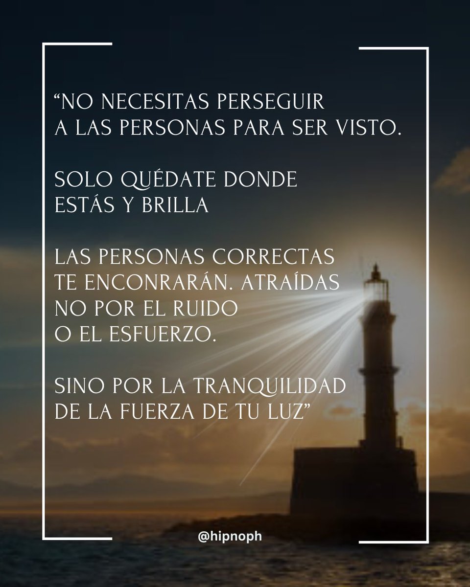 No necesitas perseguir a las personas para ser visto!