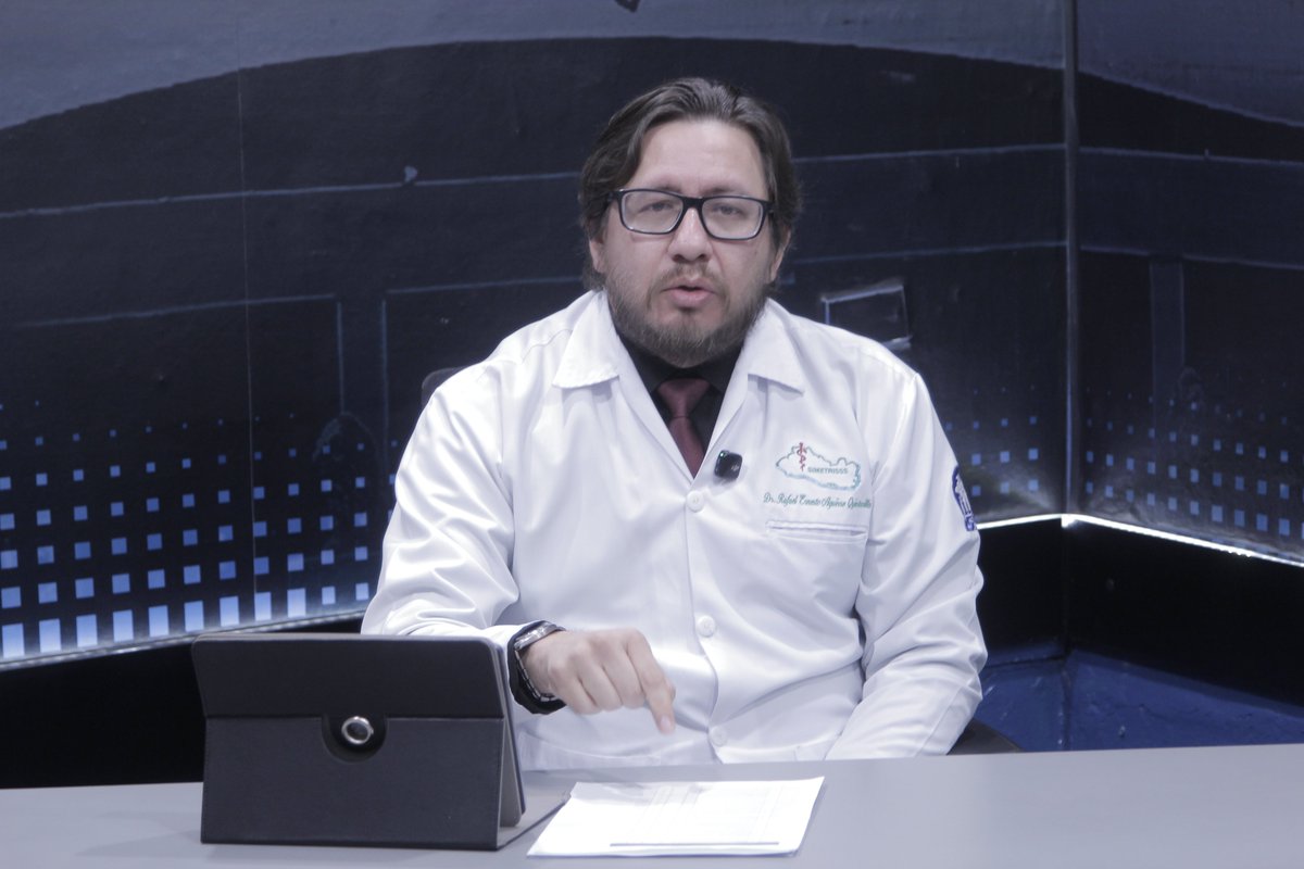 InformaTV_'s tweet photo. #EncuentroTV| “Solo el 3.92% de los celulares en el país tienen descargada la aplicación, no es justo dedicarle un préstamo de $152 millones cuando son más de 50 medicamentos los que hacen falta en el #ISSS”, informa @drlitoaguirre1 de @SIMETRISSS. https://t.co/cQR8lXIGeE