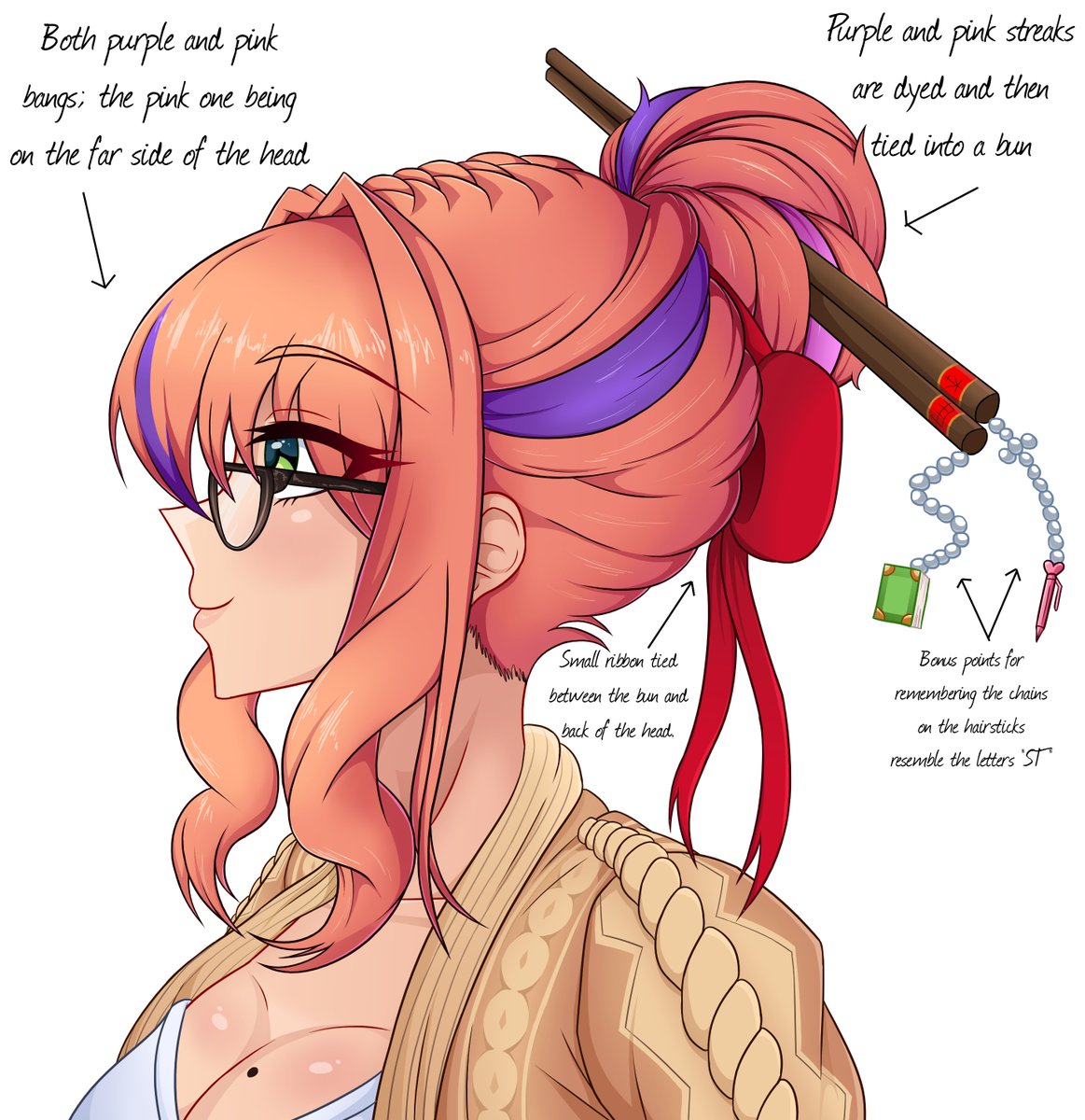 I'd like to give a special thanks to <a href="/Latitude_Art/">LatitudeArt 🇲🇽</a> for this next part of my reference sheet. Some of my details get a little tricky, so this is very helpful for those who want to draw me. Thanks again Lat!