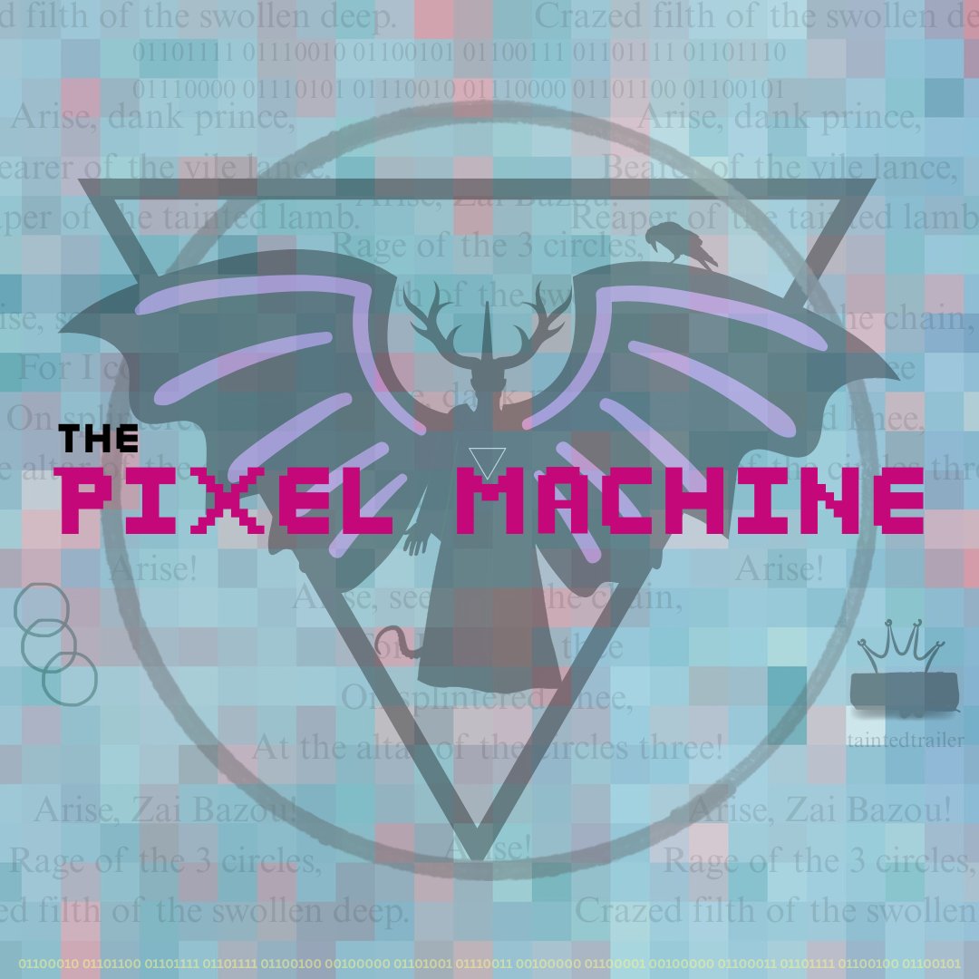 taintedtrailer's tweet image. We’re connected,
But not by all that spiritual guff.
She’s at the end of a line,
Deciphering codes,
Preparing trips in the pixel machine.

I’m just a grunt,
Working in the department of propaganda,
But several of us share the ride,
And we #knowingly accept the risks.
#vss365 🟣