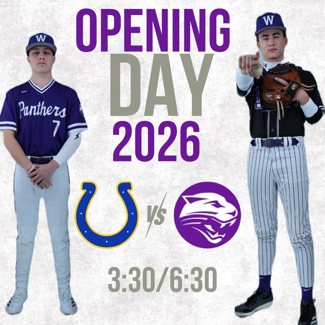 Panther Nation, today is opening day! Come kick off the 2026 season with us as we host Dos Palos. JV starts at 3:30, Varsity at 6:30. Both games at the varsity field. Go Panthers!