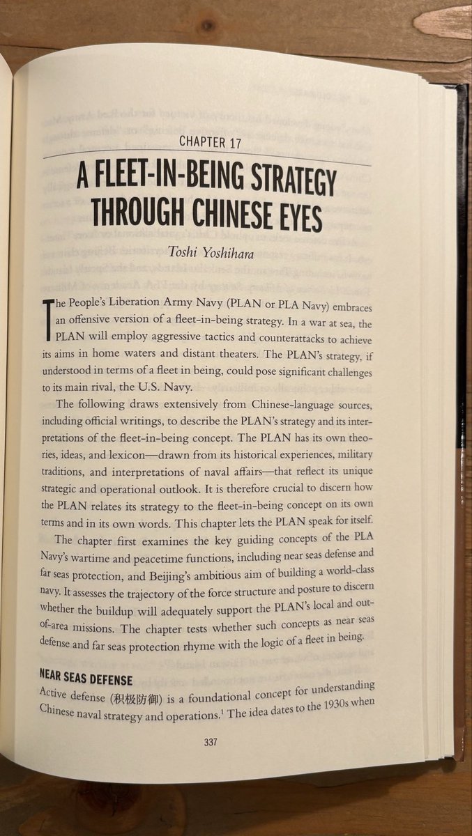 ToshiYoshihara's tweet photo. Pleased to contribute a chapter to Professor Sally Paine’s edited volume on fleets in being. https://t.co/OB1S6LfaJz
