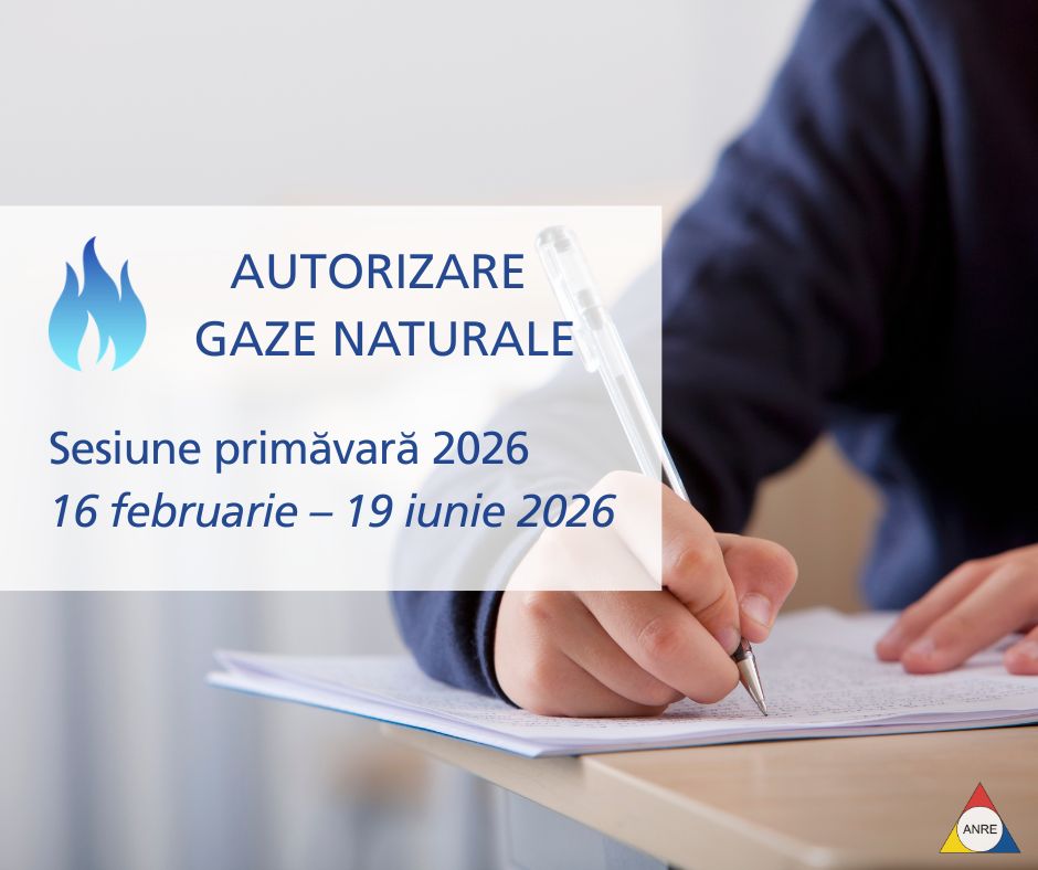 InfoANRE's tweet image. 📢 Începe sesiunea Primăvară 2026 pentru autorizarea în sectorul gazelor naturale!

 ‼️Înscrierea se realizează exclusiv online, prin:
 portalul ANRE 
🔗 spv.anre.ro/autorizare-ins…