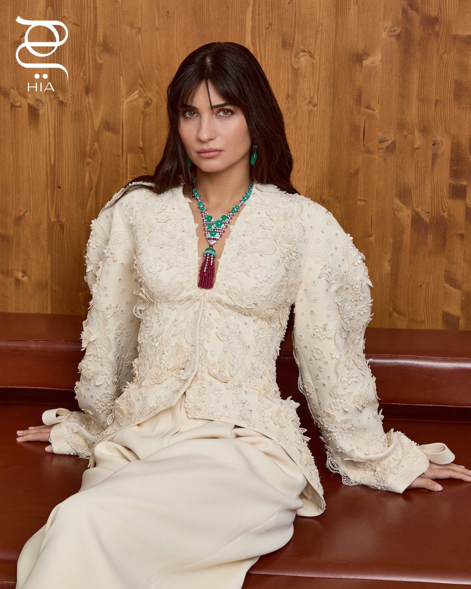 GeorgesHobeika's tweet image. Tûba Büyüküstün featured on the cover of Hia Magazine's February issue, wearing Georges Hobeika Spring 2026 ready-to-wear jacket and trousers. 

#GeorgesHobeika #TubaBüyüküstün #readytowear #hiamagazine