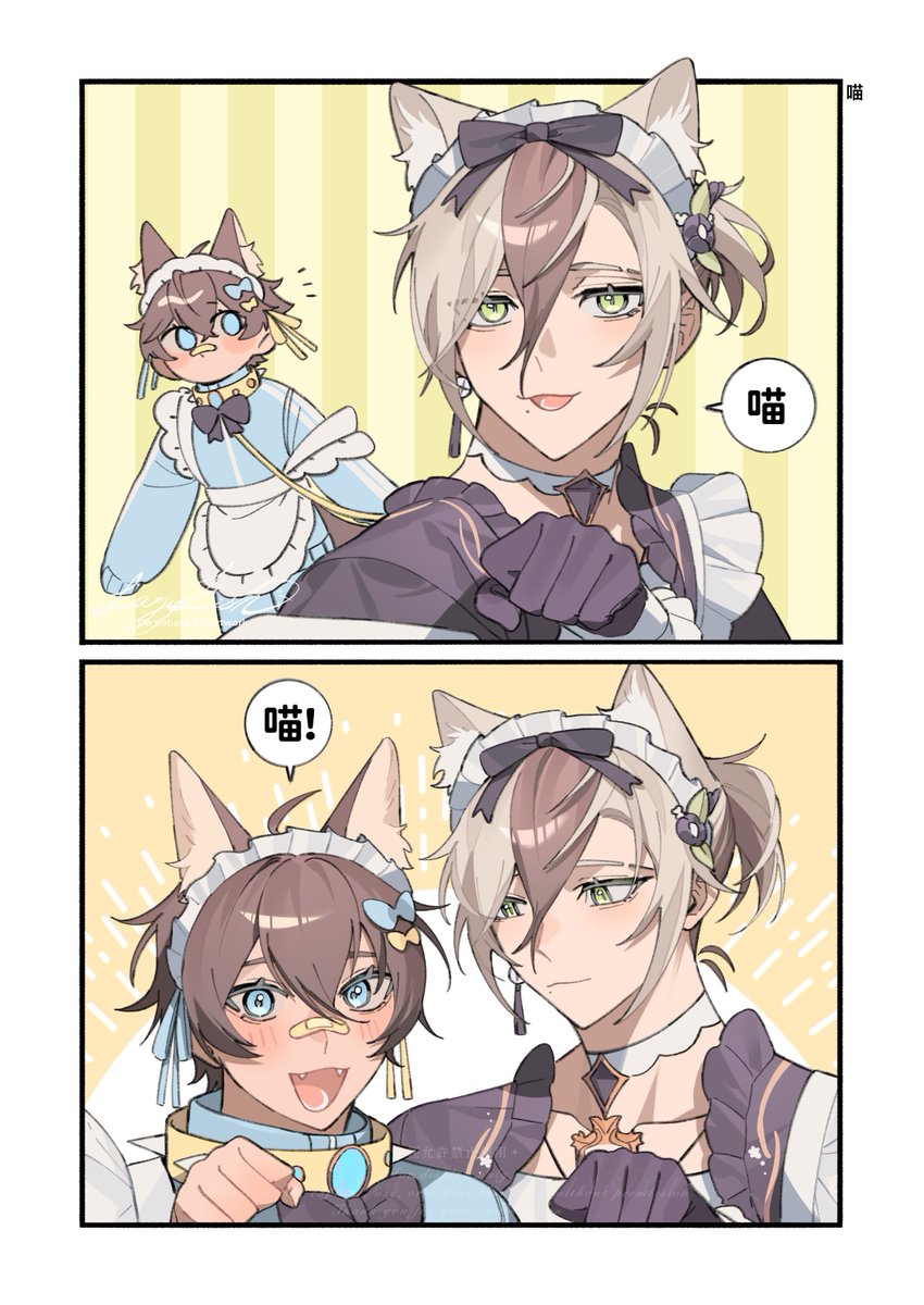 晚了一天的貓咪日🐈