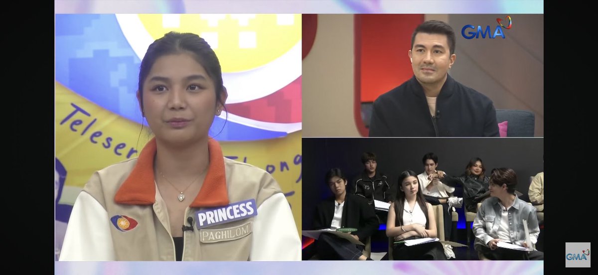 jccureg's tweet photo. Kay Princess dapat yung focus pero parang may naghaharutan po Kuya…

Yes? Anton &amp; Carmelle? 💛

 #PBBCollab20TheUltim8Tapatan https://t.co/f0HxlOzq3i