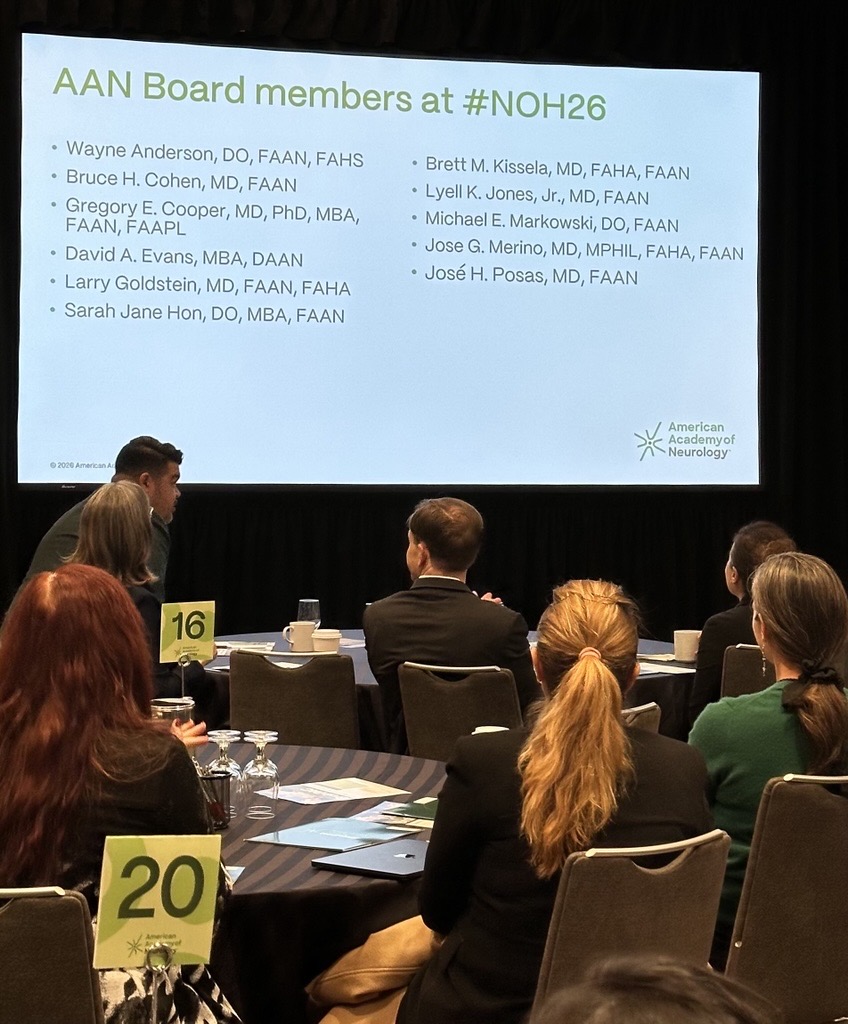 American Academy of Neurology tweet media