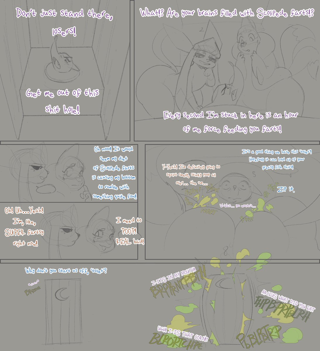 Complify9's tweet photo. (Here’s the full WIP)

Carmen suffers for a thousand years in the stink pit 🪦 https://t.co/dxDUu3Ckgv