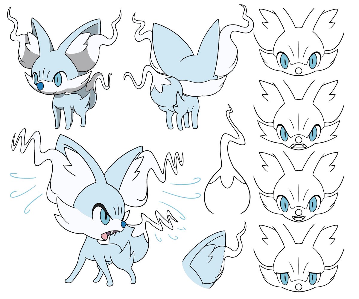 Concept Art of T. Fennekin by @erminre99 on Instagram 

It intimidates foes by buffing cold air out of its ears