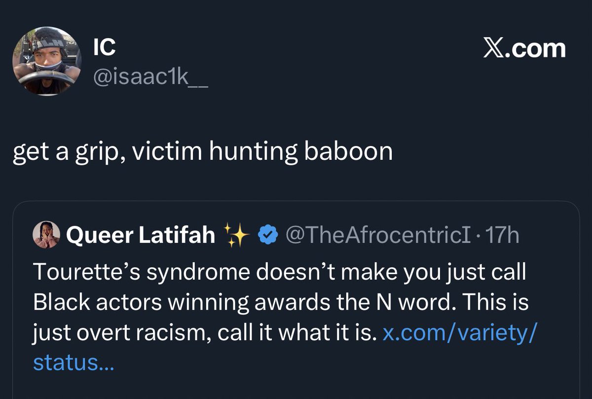 This is literally what we have been met with for the past 18 hours for saying no matter the intention, we find the use of the N word offense. 

You can’t make us change our stance on this situation and multiple people being racist.