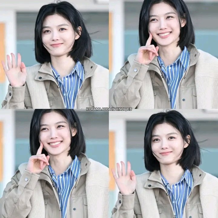 BloomKdrama's tweet photo. Kim Yoo Jung stuns with her chic short hair🥰 https://t.co/EgdQ48LD1y