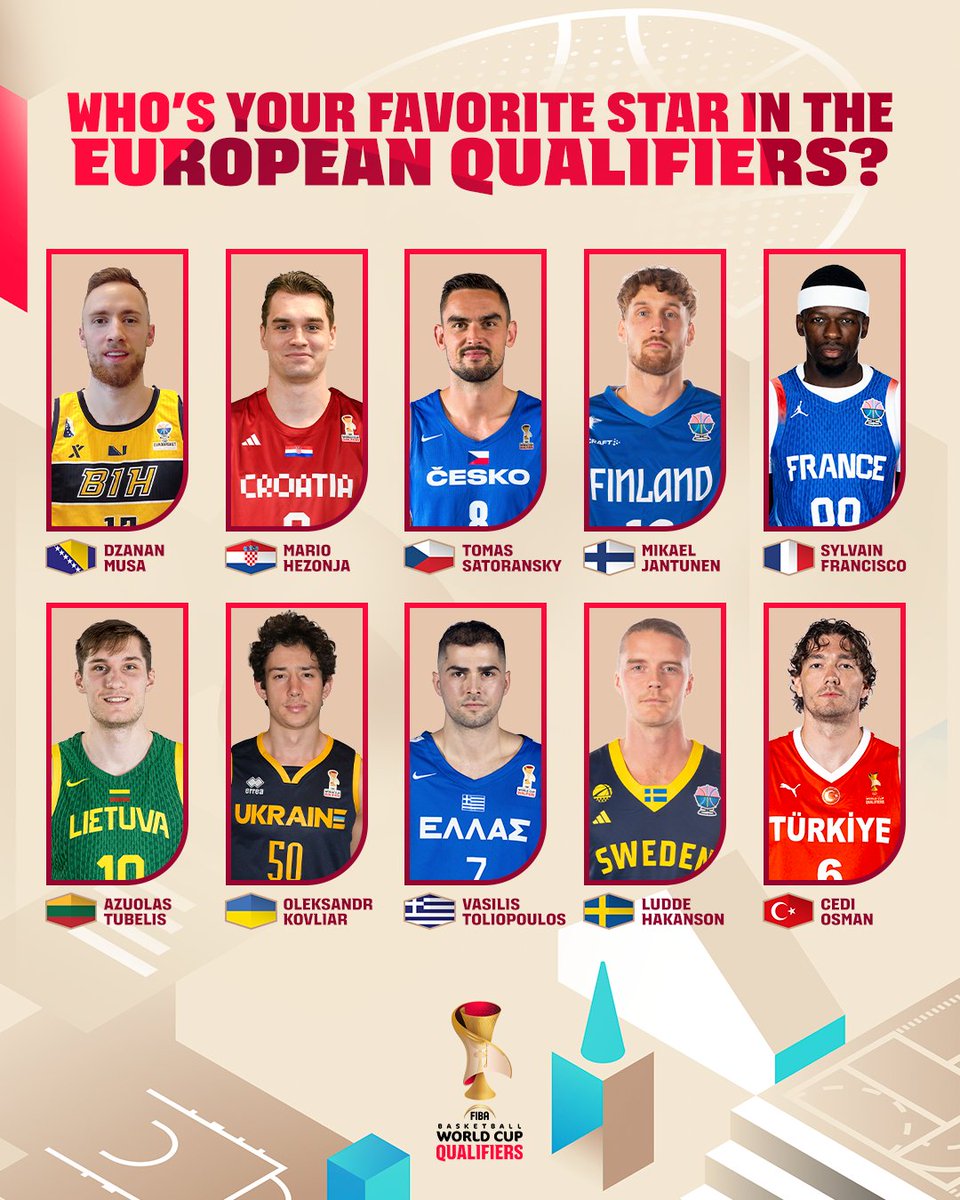 EuroBasket's tweet image. Which one's your favorite? ✍️💭

#FIBAWC | #StepItUp