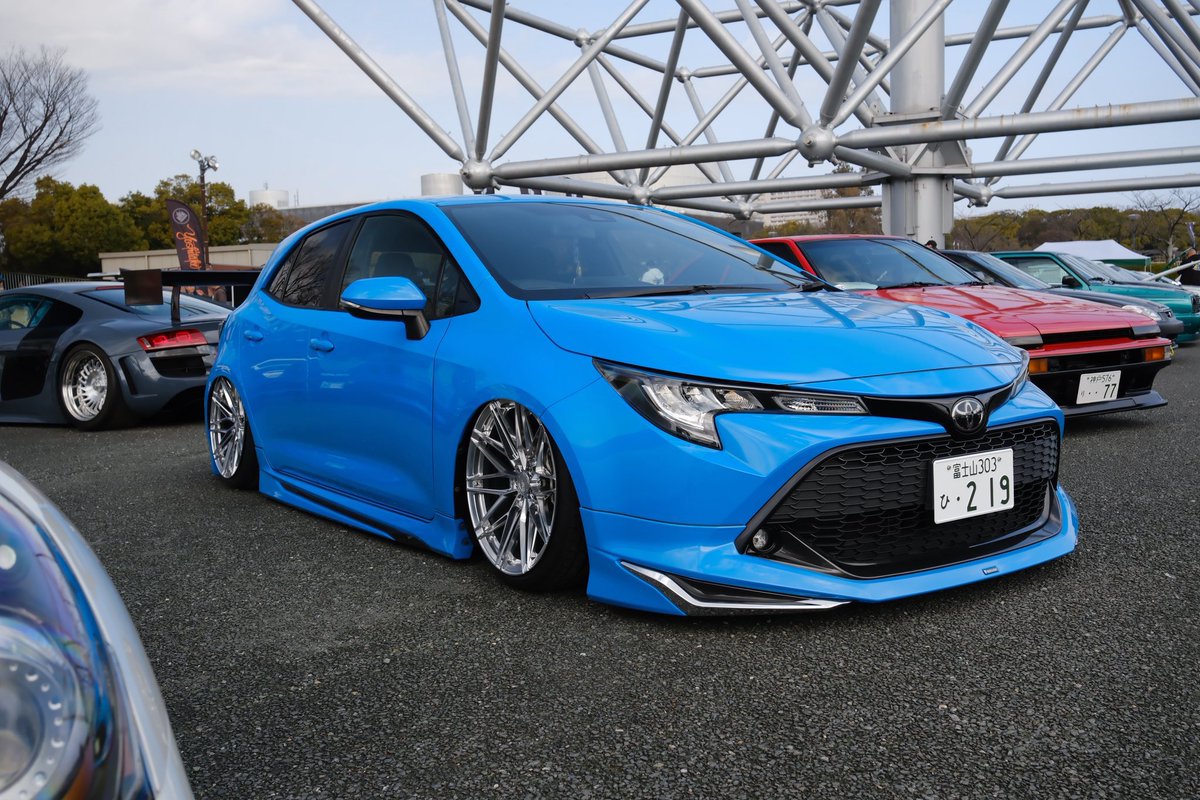 xxx_e210's tweet photo. カローラスポーツに戻りました
今回車両の手配から制作までAP大阪様でお世話になりました。

Bcforged EH675 F9.5j＋37 R10j＋36
APオリジナルショックPneumatec
AIRMEXTマネジメントの組み合わせ

相談してくれたりすきーさんとゆりえさん作業してくださったAP大阪様本当にありがとうございます🙇‍♀️ https://t.co/eVUSXf8O2h