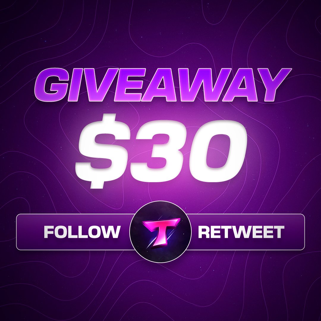 💰 $30 GIVEAWAY 💰

✅ Follow me &amp; <a href="/TheCryptv/">TheCrypt</a>
✅ Retweet
✅ Tag a friend

⏰ Giveaway ends in 72 hours!