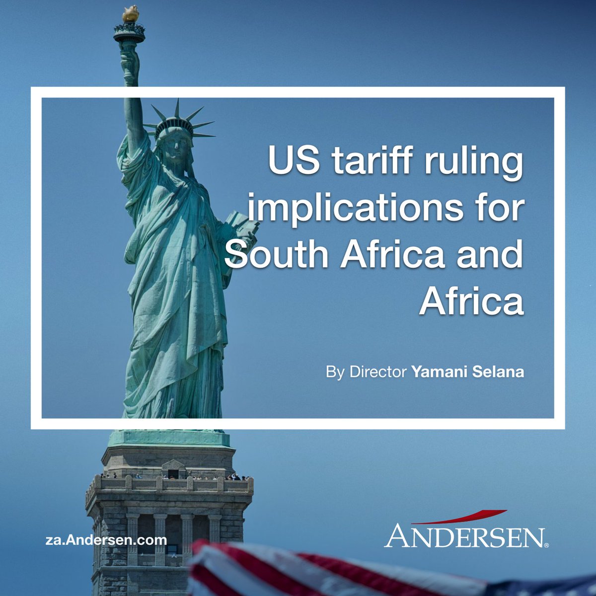 AndersenZA's tweet photo. The US Supreme Court struck down certain “emergency” tariffs, but tariff risk hasn’t disappeared. For SA &amp; African exporters, volatility is the real challenge: https://t.co/WVZtaIwiIM
#Customs #InternationalTrade #AGOA #AfricaTrade https://t.co/ogvskbKX0a