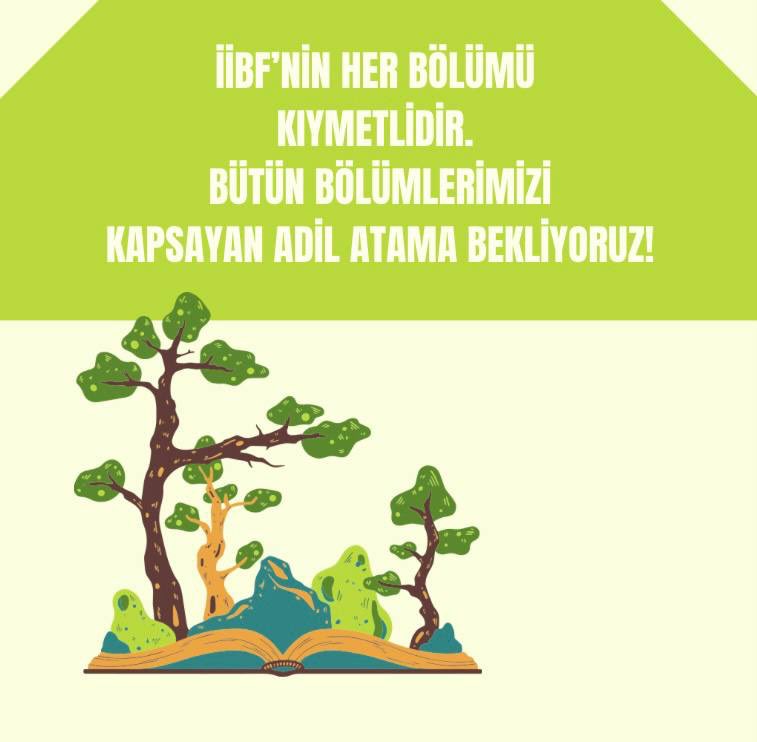 <a href="/burakdemiralptr/">Burak Demiralp</a> <a href="/csbgovtr/">T.C. Çevre, Şehircilik ve İklim Dğş. Bakanlığı</a> <a href="/CevreMufettisi/">Çevre Müfettişi</a> İİBF Mezunları olarak Bakanlığınız kapsamında yapılacak Personel alımları için;
-İLK DEFA ATANMA ŞARTI
-İİBF KAPSAMINDA BÖLÜM AYRIMI OLMADAN 
-35 YAŞ ŞARTI OLMADAN 
"İİBF İÇİN ADİL KADRO İSTİYORUZ"
<a href="/bsinangul/">Bedri Sinan GÜL</a>
<a href="/yalperenayar/">Yusuf Alperen AYAR</a>
<a href="/mucahitdmrts/">Mücahit Demirtaş</a>
<a href="/hasansuvertr/">Hasan Suver</a>
<a href="/murat_kurum/">Murat KURUM</a>
<a href="/burakdemiralptr/">Burak Demiralp</a>