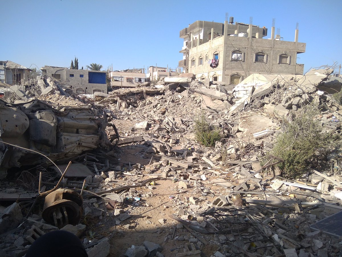 Amidst the rubble and suffering, I implore you to donate to us, for we are in dire need of food during this holy month of Ramadan. Please be our help. 
gofund.me/4ceb39983