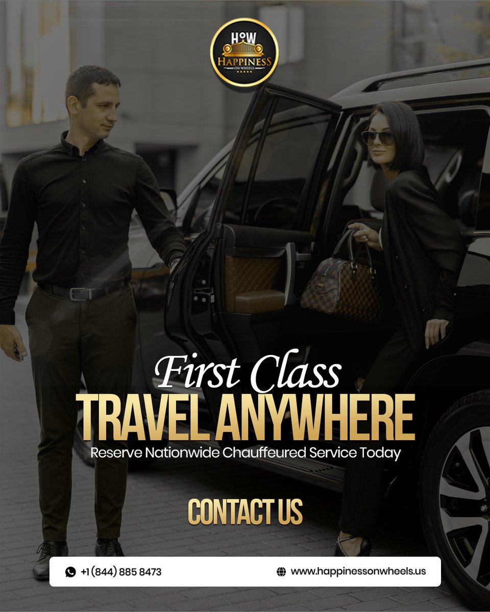 happinesswheel's tweet photo. 🚘 First-Class Travel, Anytime, Anywhere! Experience comfort, class, and convenience with our nationwide chauffeured services.

📍 Wherever you're headed — arrive in style.

📞 Reserve Now!

#LuxuryTravel #ChauffeurService #NationwideLimo https://t.co/HPiLzAent3