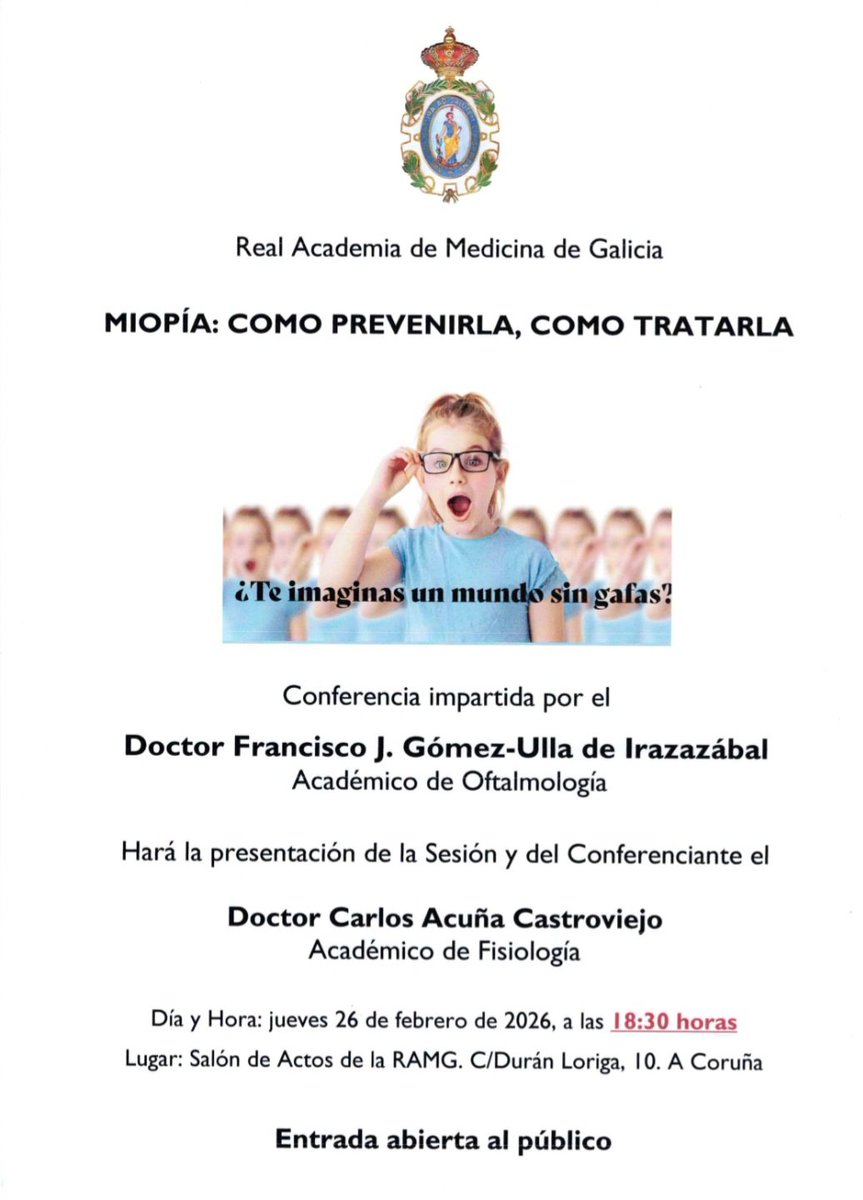 REAL ACADEMIA DE MEDICINA DE GALICIA tweet media