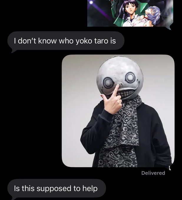 Banished Meg - texted my ex about the Evangelion news and forgot this man has never touched a video game console in his life https://t.co/RE5jHpJTpS
