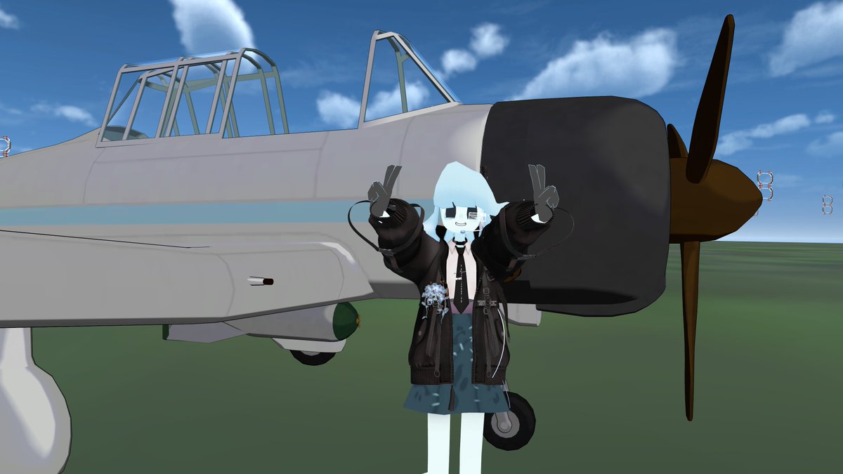 あとハスダさんが無事に飛行機を飛ばす様子を後部座席から見守っていました
初回にも関わらずとても良いフライトでした！