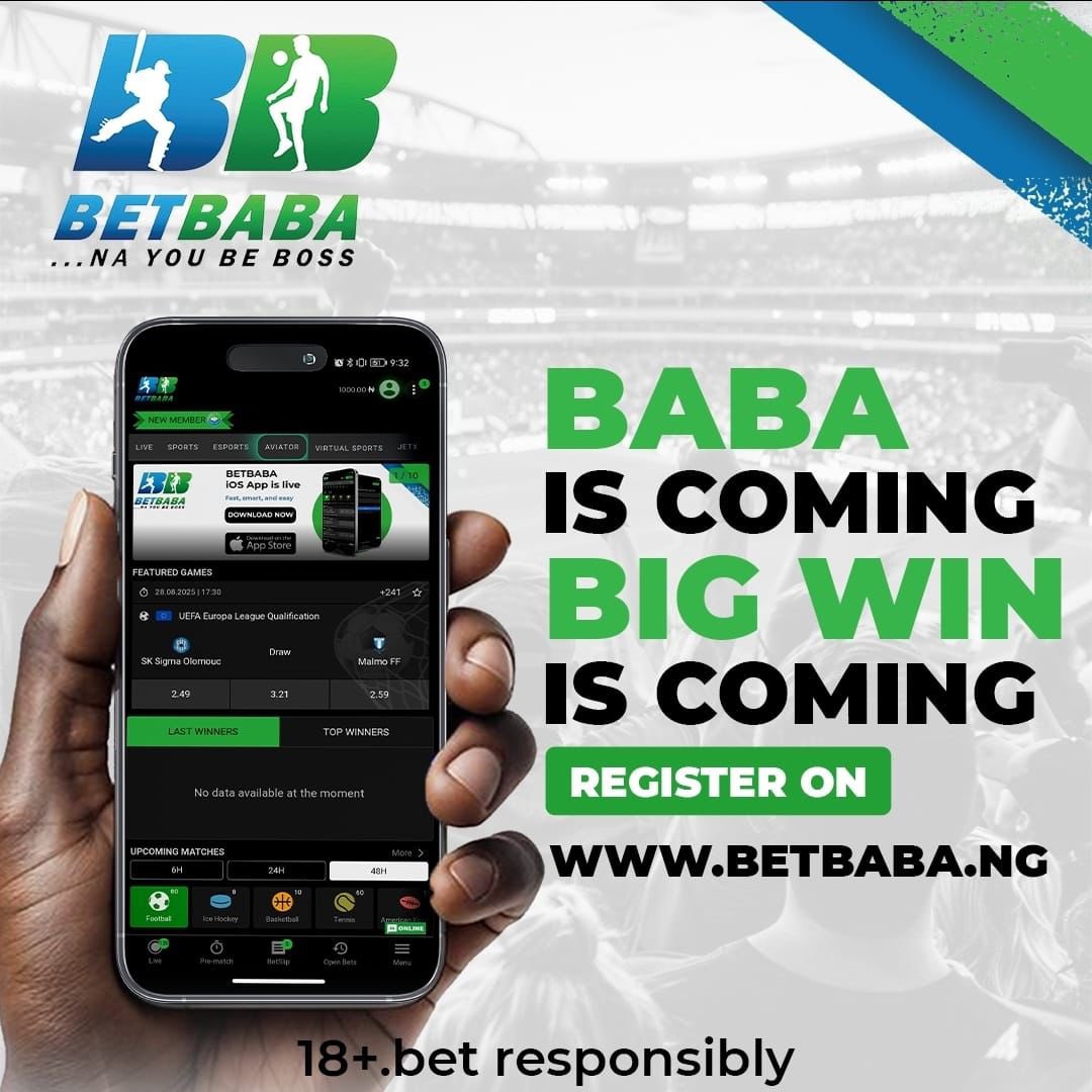 This Week to Cash Out from Betbaba 🔥
 2 Solid Odds Ready 💸
 Booking Code 👉🏽 955209

No long talk… just clean picks 😌 Lock it in early on Betbaba before odds move sshortly.net/87276cf