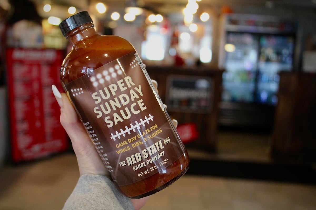 We’re receiving awesome feedback on our new, limited-edition Super Sunday Sauce!

The perfect glaze for all your favorite game day meats. Grab a bottle in store or online at shop.redstatebbq.com 🏀